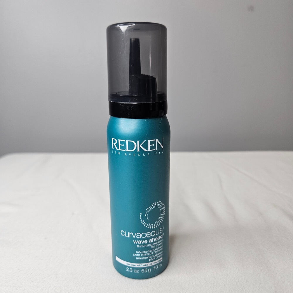 Redken Curvaceous Wave Ahead Texturizing Mousse For Waves 2.3 oz Travel Size